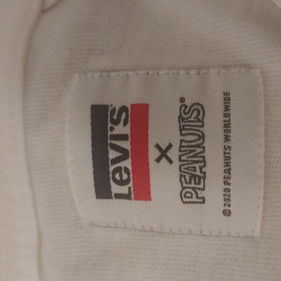 Levi × Peanuts collaboration Tee w/ Levi × Peanuts Bandana...Fire! Size M - NEW! - Picture 3 of 14